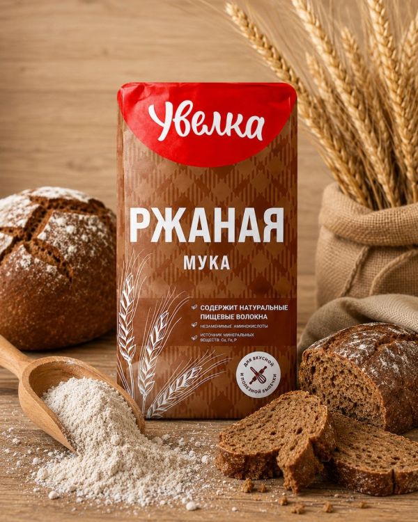 "УВЕЛКА" Мука ржаная 1,9кг
