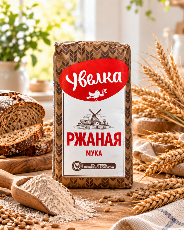 "УВЕЛКА" Мука ржаная 2кг