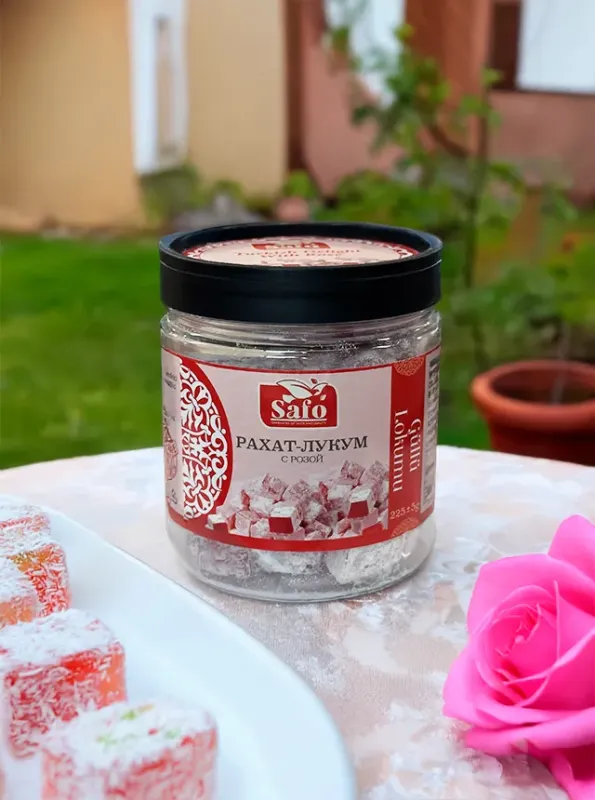 "SAFO" Рахат-лукум с розой 230гp
