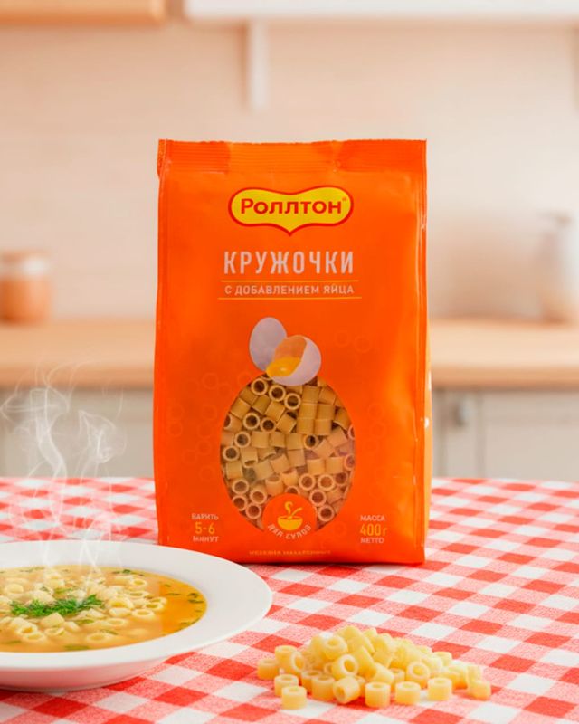 ROLLTON Egg pasta products Circles 400g