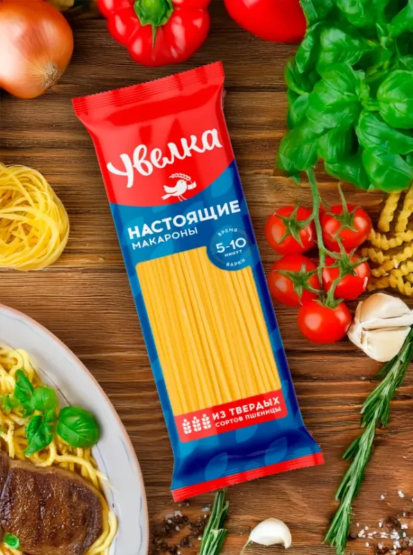 "УВЕЛКА" Длинные трубочки 450gr