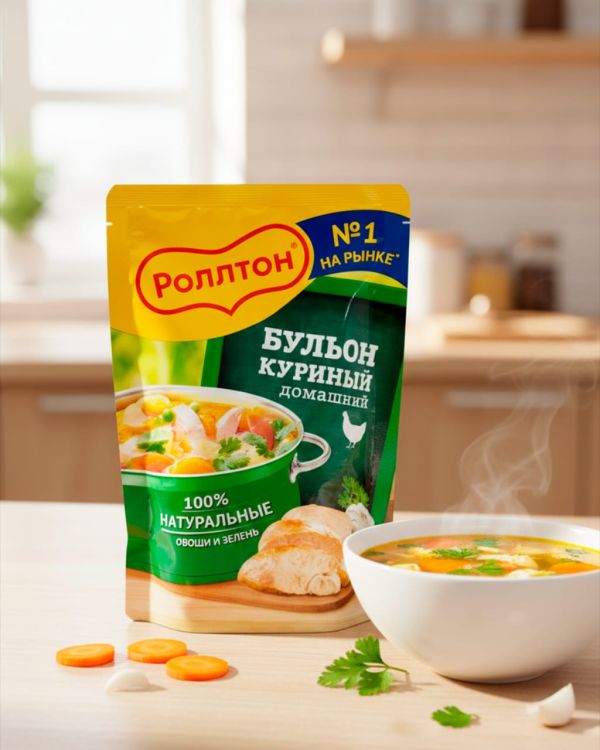  ROLLTON Куриный бульон 90гр