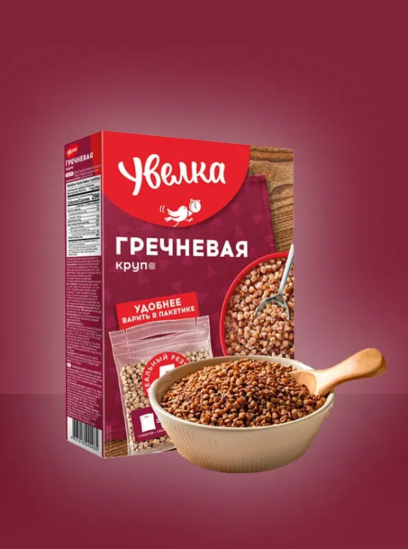 "УВЕЛКА" Гречневая крупа в пакетиках 400gr