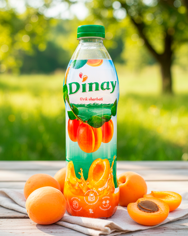 DINAY Абрикос 1л