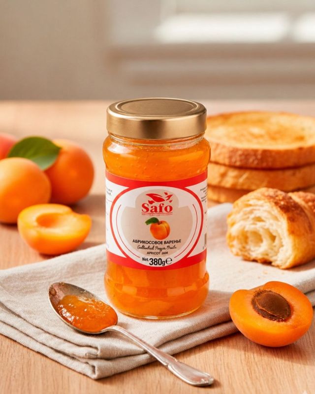 "SAFO" Абрикосовое варенье 380г
