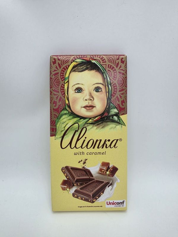 АЛЁНКА молочный шоколад с карамелью 75г