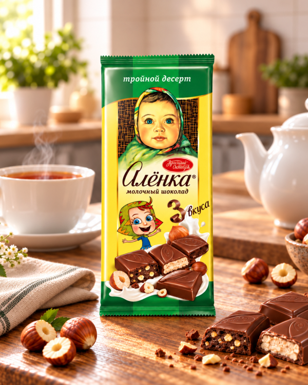 "АЛЁНКА" Молочный шоколад 3 вкуса 85г