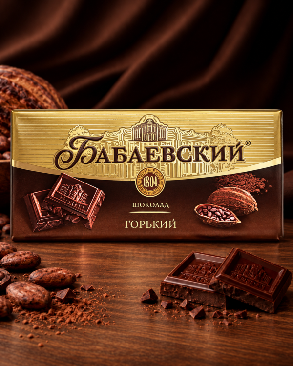 "BABAEVSKIY" Горький шоколад 75г