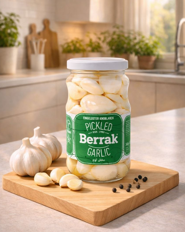 ”BERRAK” Маринованный чеснок С/Б 370мл
