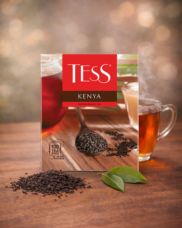 TESS Черный чай KENYA 100 пак. 200г