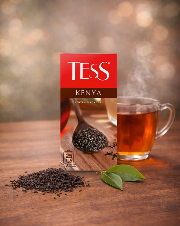 TESS Черный чай KENYA 25 пак. 50г