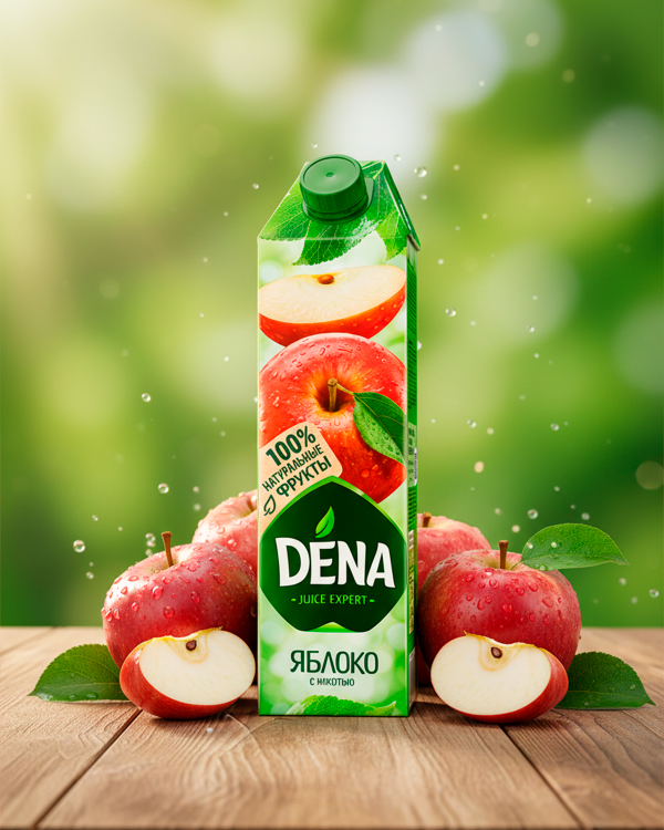 "DENA" Яблочный Нектар 1L