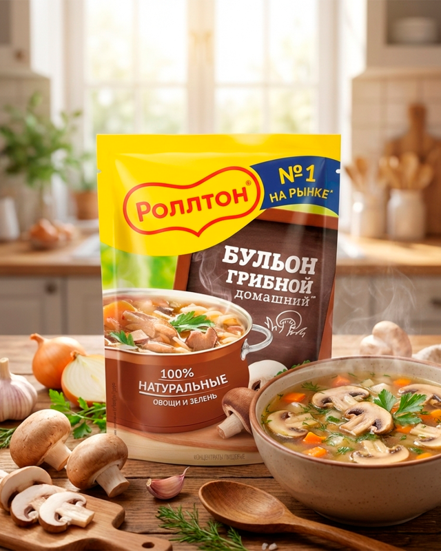 ROLLTON Грибной бульон 90гр