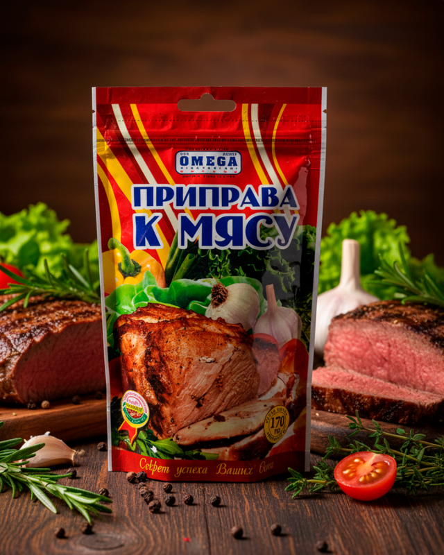 "OMEGA" Приправа к мясу 170gr