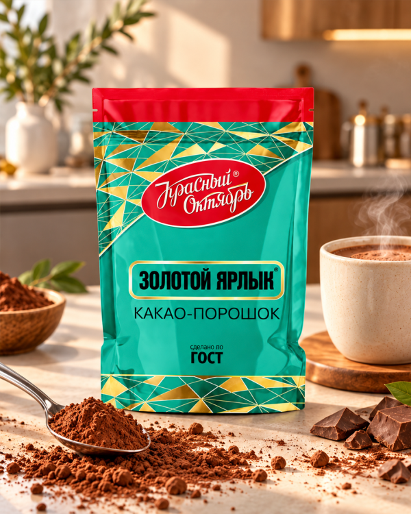 "КРАСНЫЙ ОКТЯБРЬ"  Какао-порошок 90г