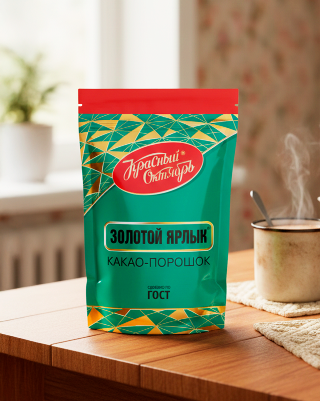 "ЗОЛОТОЙ ЯРЛЫК" Какао-порошок 90gr