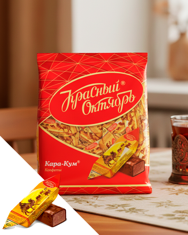 "КРАСНЫЙ ОКТЯБРЬ" Конфеты Кара-кум 250gr