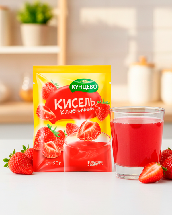 "Кисель" Клубничный 20гp