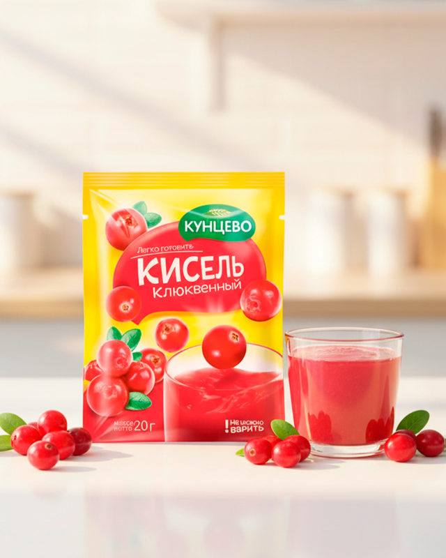 "Кисель" Клюквенный 20гp