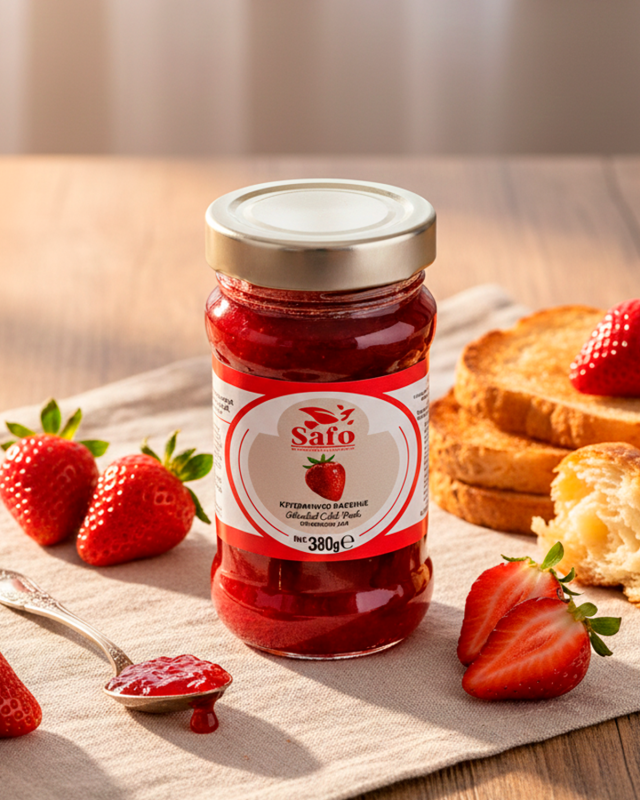 "SAFO" Клубничное варенье 380gr