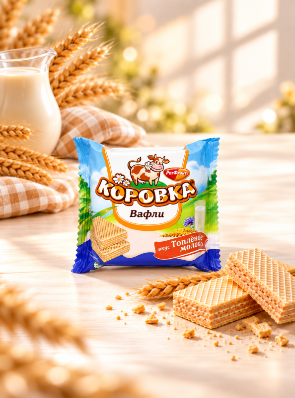 "КОРОВКА" Вафли вкус топленое молоко 75г