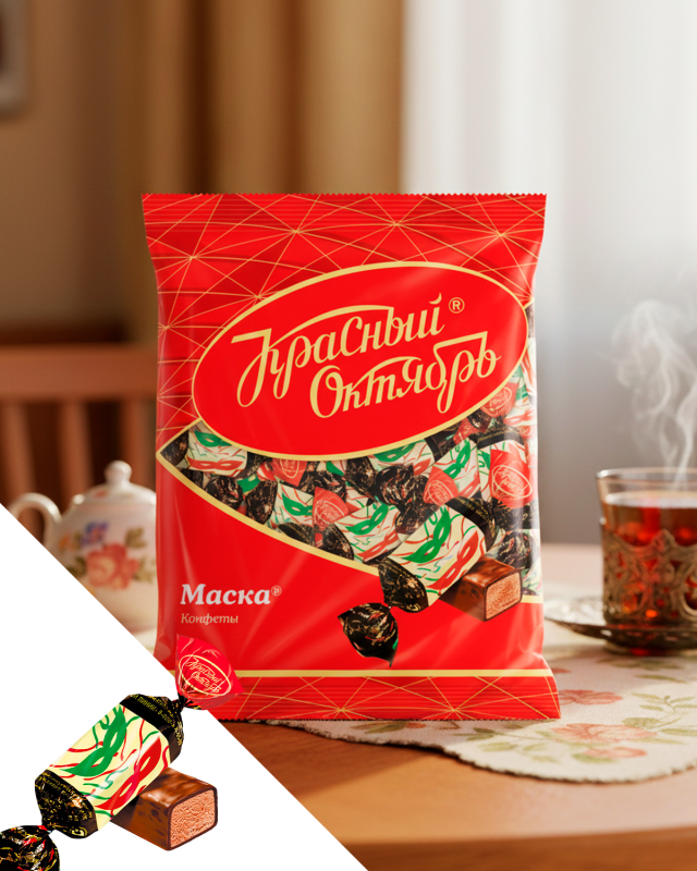 "КРАСНЫЙ ОКТЯБРЬ" Конфеты Маска 250gr