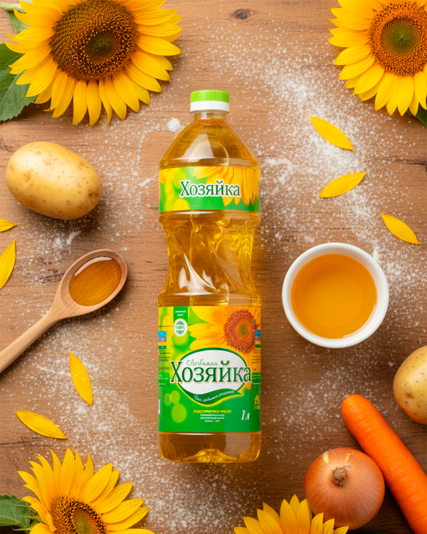 "ЛЮБИМАЯ ХОЗЯЙКА" Подсолнечное масло 1л
