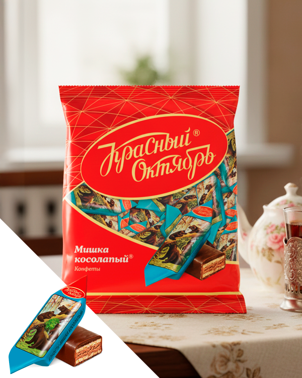 "КРАСНЫЙ ОКТЯБРЬ" Конфеты Мишка косолапый 200gr