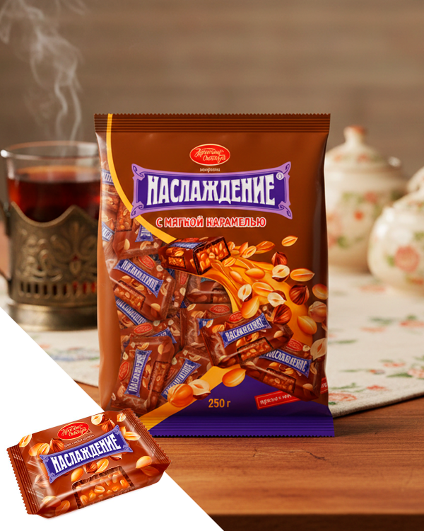 "НАСЛАЖДЕНИЕ" с мягкой карамелью 250gr