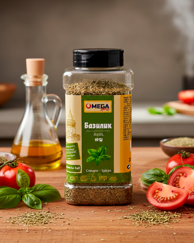 "Омега" Базилик сушёный 200гр