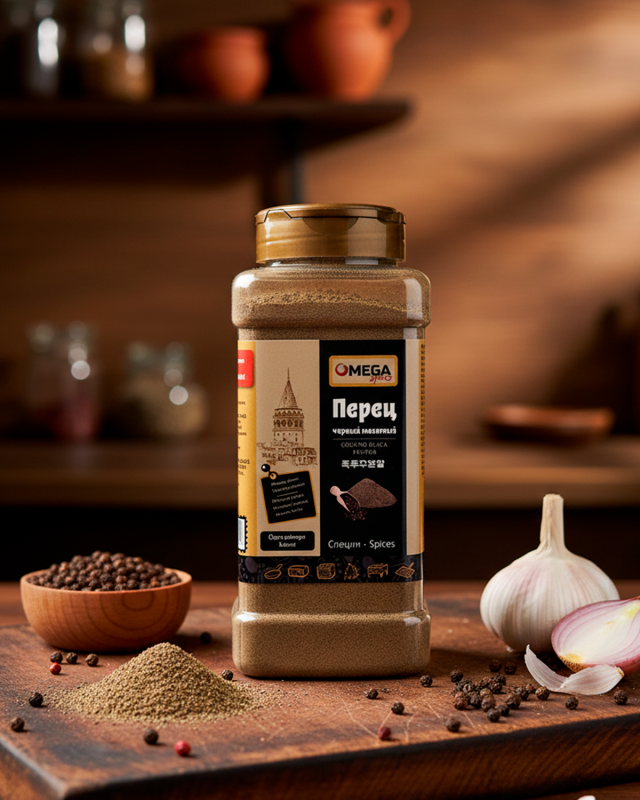 OMEGA Ground Black Pepper 450g