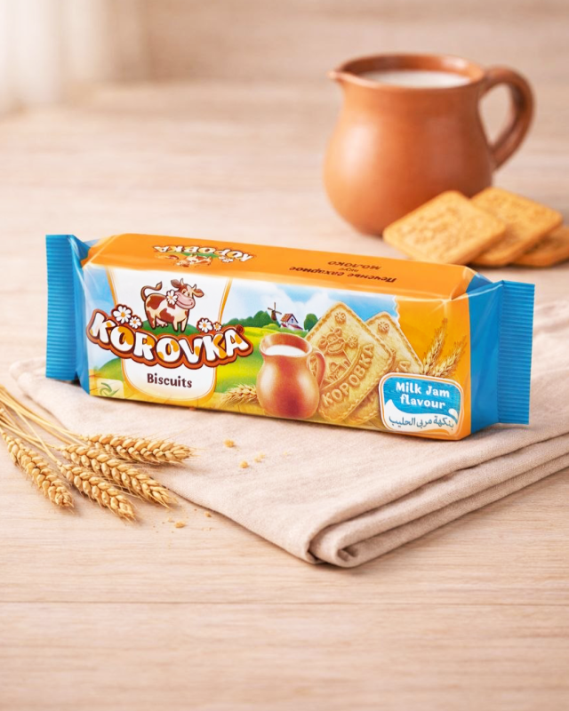 "КОРОВКА" Печенье со вкусом молочного джема 93г