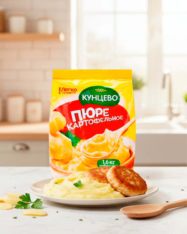 Пюре картофельное без добавок 240гp