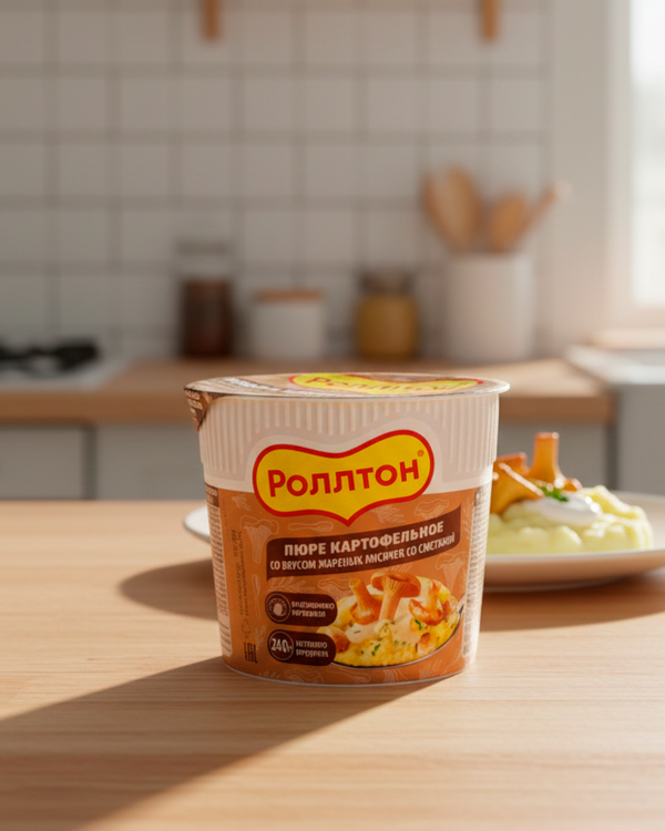 ROLLTON Пюре картофельное с грибами (лисички) 40г