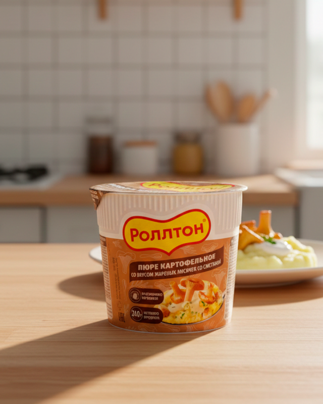 ROLLTON Пюре картофельное с грибами (лисички) 40г