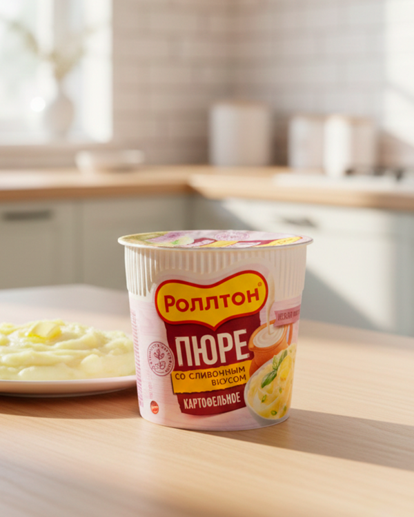 ROLLTON Пюре картофельное со сливочным вкусом 40г