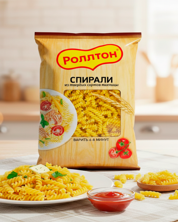 ROLLTON Макароны спираль 400гр