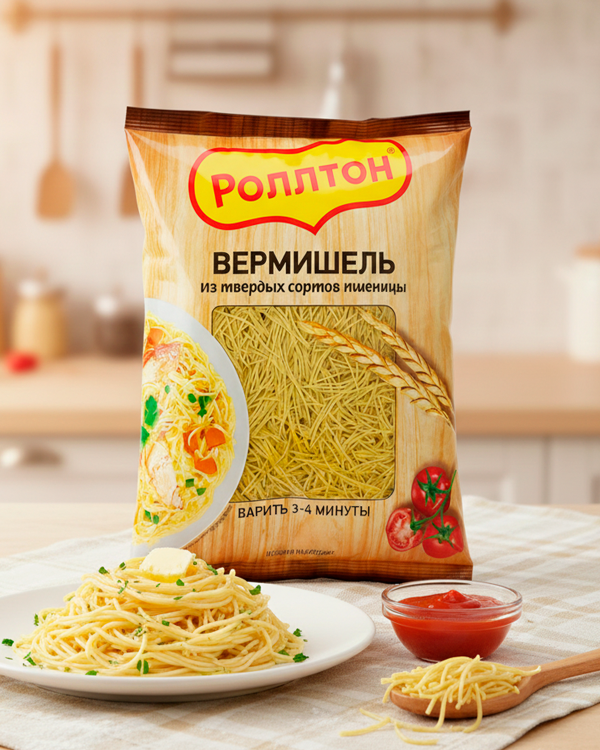 ROLLTON Макароны вермишель 400гр