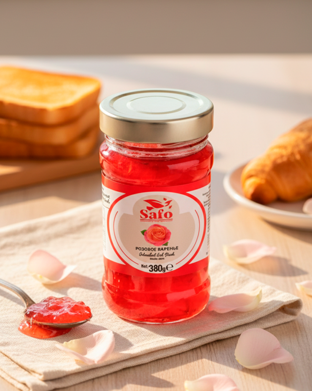 "SAFO" Розовое варенье 380gr