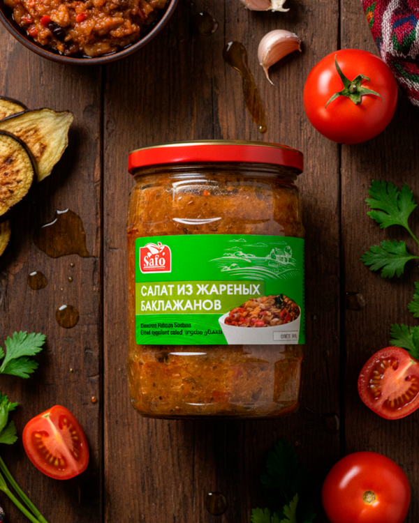 "SAFO" Салат из запечённых баклажан 520gr