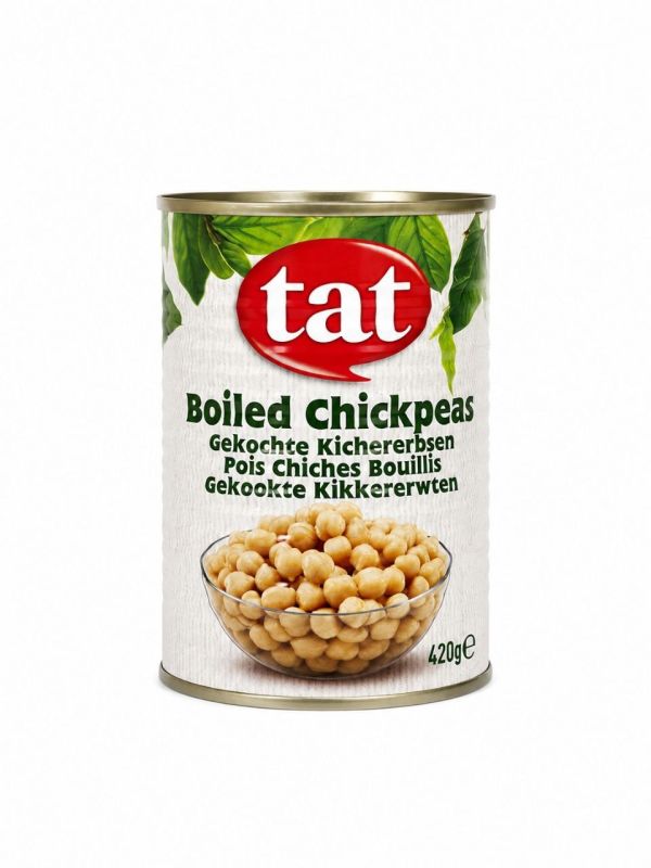 "TAT" Вареный Нут 420г