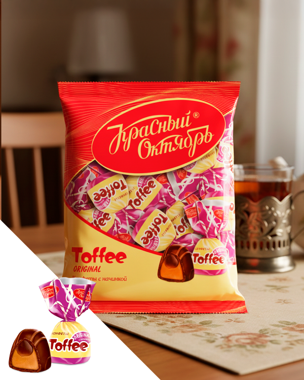 "КРАСНЫЙ ОКТЯБРЬ" Конфеты Тоффи 250gr