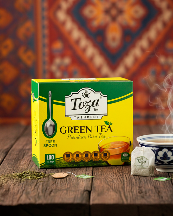 ТОЗА Зелёный чай 100 пакетиков