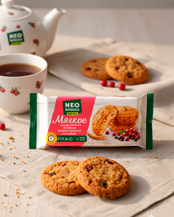 "ECO BOTANICA" Цельнозерновое с ягодами 160gr