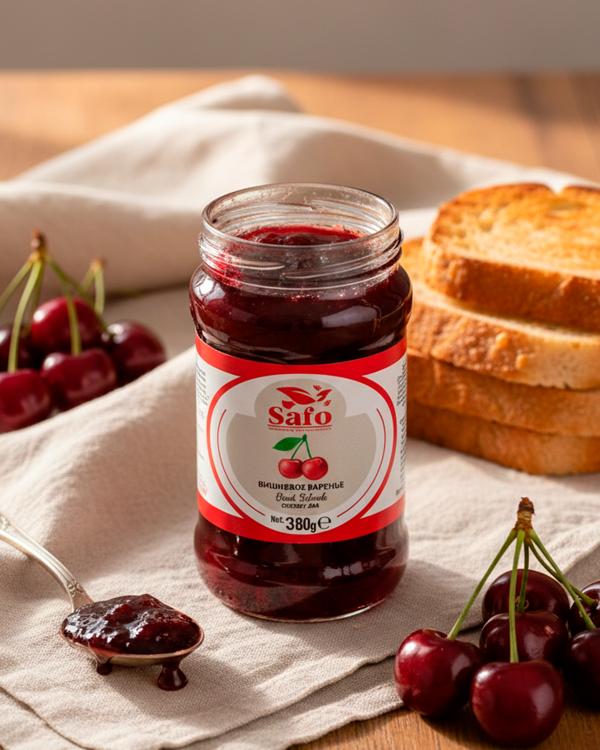 "SAFO" Вишневое варенье 380gr