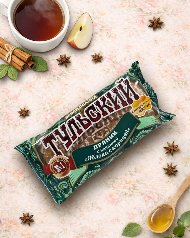 Tula pryanik olma va koritsa bilan 140g