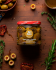 "SAFO" Зеленые оливки гриль с сушеными помидорами 300g